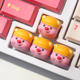 键帽单个 创意卡通客制化机械键盘loopy个性 海狸露比个性 键帽新款