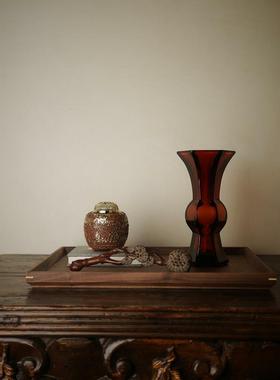 插花花器桌面十境琉璃新中式