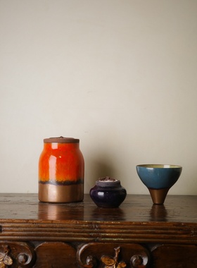 铜胎珐琅彩摆件客厅十境铜新中式