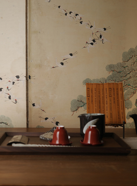 十境OTlife新中式茶道套组茶壶太湖石盖碗香插家居玄关客厅摆件