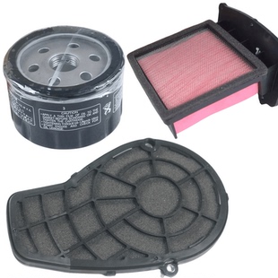 光阳踏板CK600T AK550空滤芯网格 传动箱过滤海绵 机油滤芯 机滤