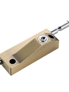 有框阳台玻璃门木门旋转门弹簧自动插销 飞机明插销 铝门窗中间锁