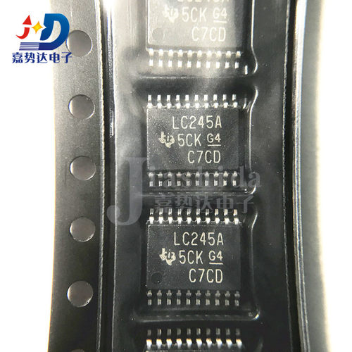SN74LVC245APWR 丝印：LC245A 总线收发器芯片 TSSOP20 全新