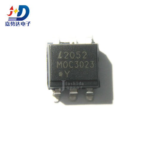 MOC3023S-TA1 MOC3023三端双向可控硅输出 光电耦合器 SMD-6 全新