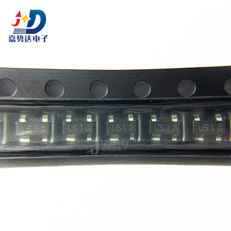 BAS56 SOT-143 丝印：L51 高速双二极管 60V/200MA 全新