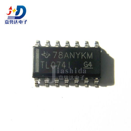 TL074IDR 丝印：TL074I 运算放大器 - 运放 SOP14 全新
