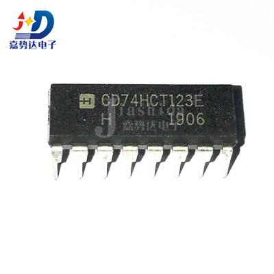 CD74HCT123E CD74HCT123 单稳态多谐振荡器 DIP16 全新