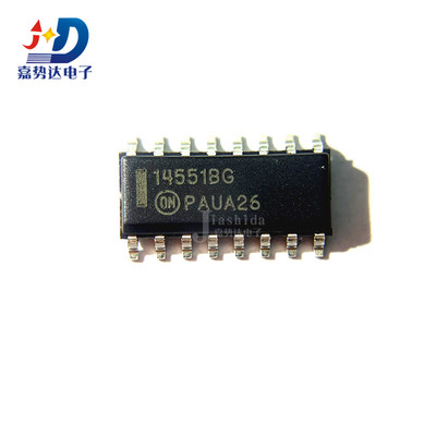 MC14551BDR2G 丝印：14551BG 多路复用开关IC SOIC16 全新