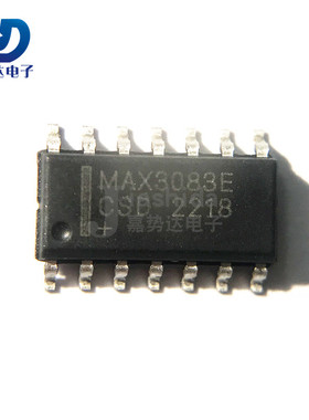 MAX3083ECSD+ MAX3083 收发器 芯片接口IC SOP14 全新