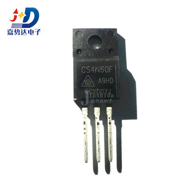 CS4N60F 4N60 MOS管场效应N沟道 4A/600V TO-220F 全新