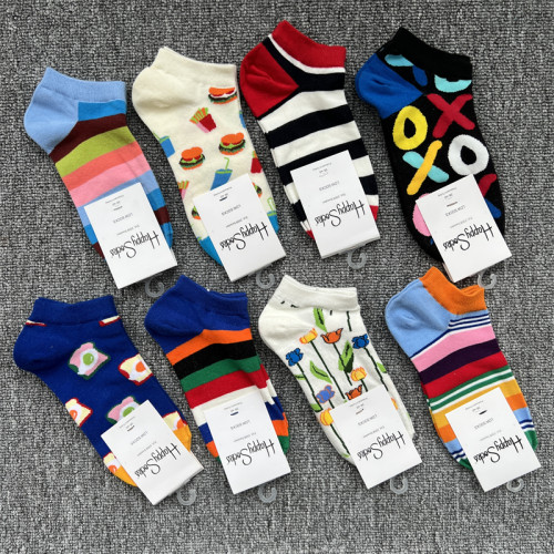 happysocks女士卡通低帮浅口短袜