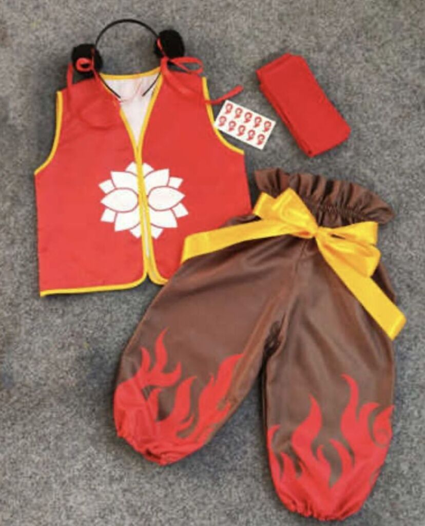 儿童哪吒衣服哪吒之魔童降世动漫儿童演出服