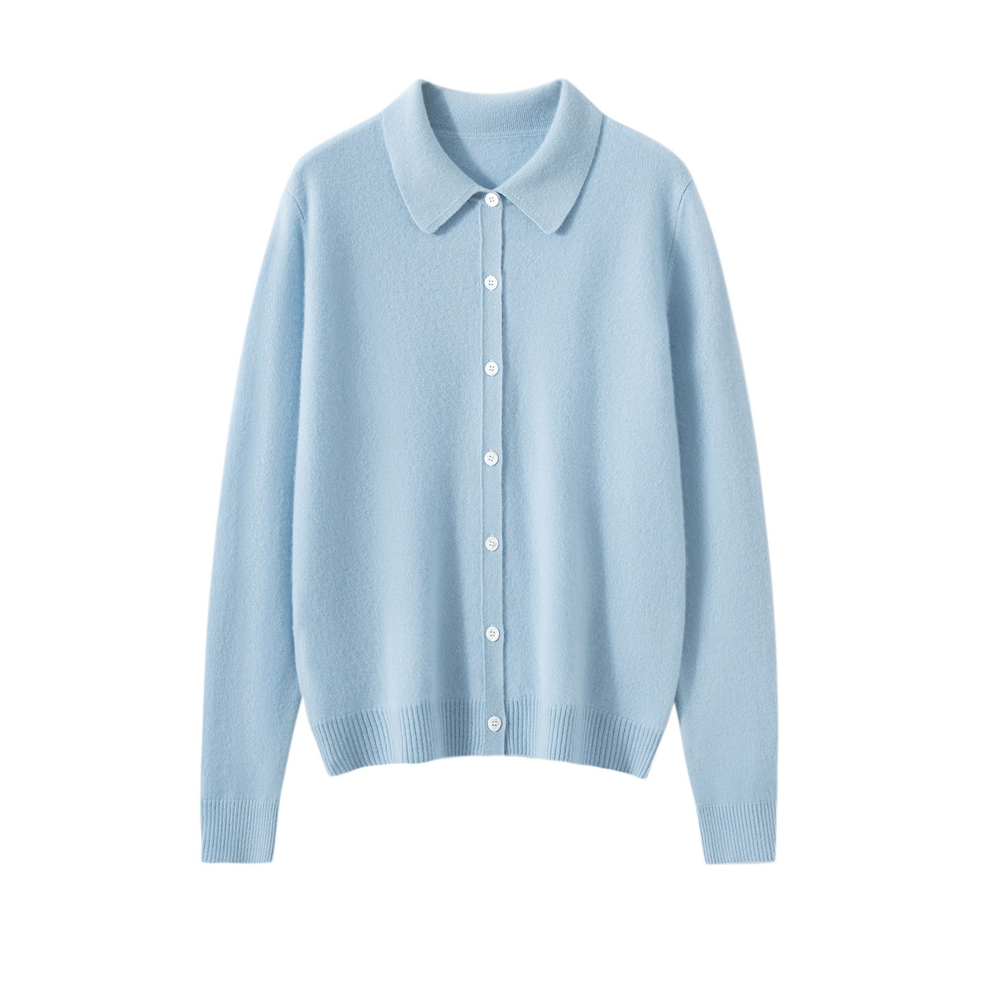 【小羊绒】康赛尼polo领衬衫百搭简约不过时羊绒衬衫开衫667,女装/女士精品,羊绒衫,淘宝优惠券,粉丝福利购,淘宝优惠卷