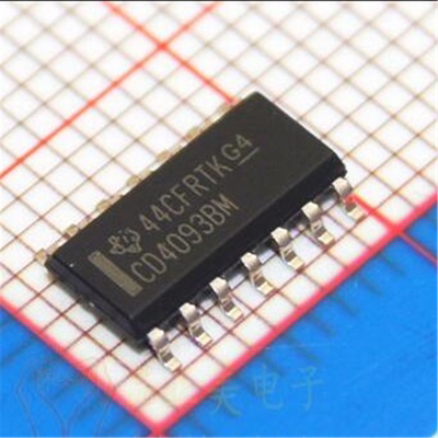 全新国产 CD4093 CD4093BM 四2输入端施密特触发器 SOP-14 10个