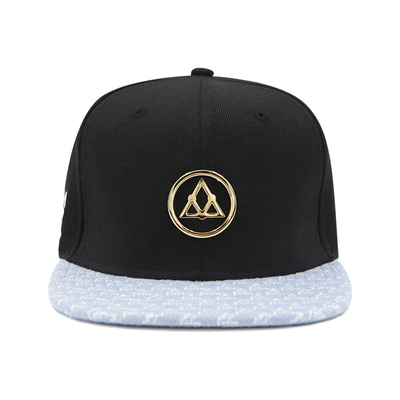 千鸟格浅蓝色棒球帽