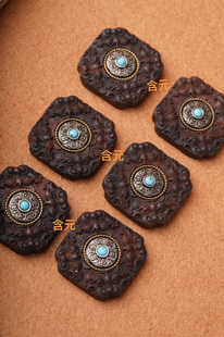 含元 沉香奇楠降真香雕刻时来运转男女项链吊坠挂饰毛衣链定制礼物