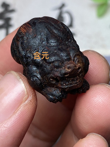 缅甸小叶奇楠降真香雕刻貔貅吊坠木雕文玩挂件摆件挂坠沉香把玩