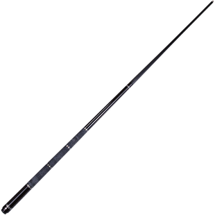 JF台球杆黑檀素面11.8中头实木金二碳纤维大头追分黑八球杆桌球杆