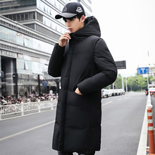 连帽中长款 加厚棉衣外套男 反季 韩版 2019秋冬新品 潮流羽绒棉服男士