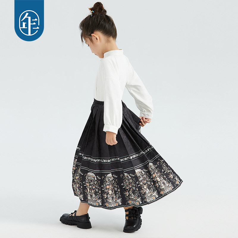 年衣马面裙女童古风汉服亲子装