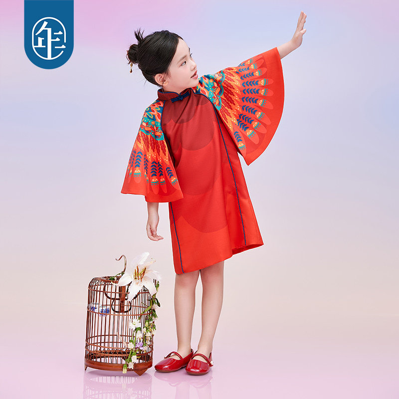 年衣女童旗袍连衣裙新中式国风