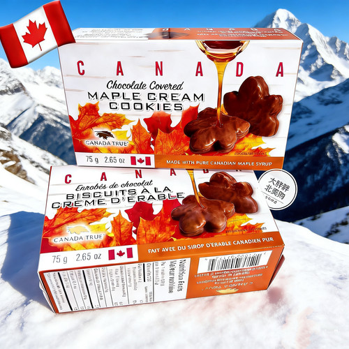 现货 加拿大礼品特产canada true巧克力枫叶饼干枫叶糖浆回国送礼