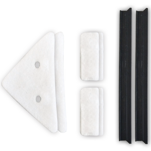 诚成新百分擦窗器配件 擦拭布 胶条 橡胶刮条 原厂 双面擦玻璃器