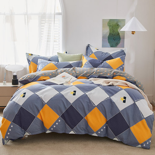 全棉加厚磨毛四件套亲肤保暖