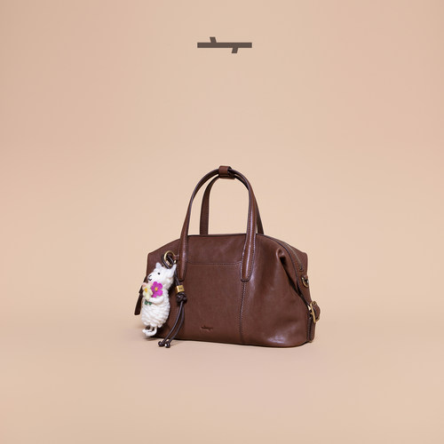 【吉娜同款】食草堂枕头包2025新款单肩通勤包保龄球包大容量牧野