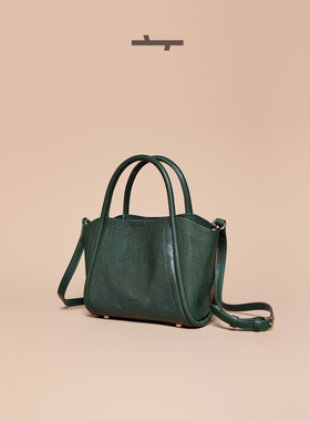 食草堂菜篮子头层植鞣皮新款包包单肩斜挎包手提包轻奢小众高级感