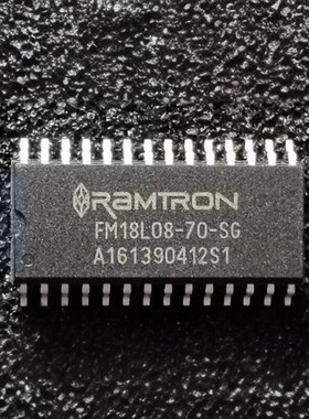 全新FM18L08-70-SG 封装SOP-28 F-RAM 256K （32Kx8） 70ns 3V IC