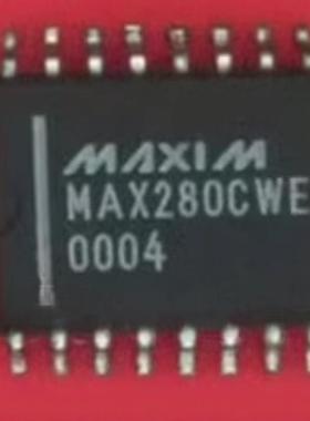 MAX280CWE MAX280EWE SOP16 五阶零DC误差低通滤波器 正品保证