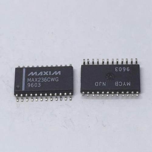 MAX236CWG  MAX236EWG SOP24 多通道RS232驱动器接收器  正品保证