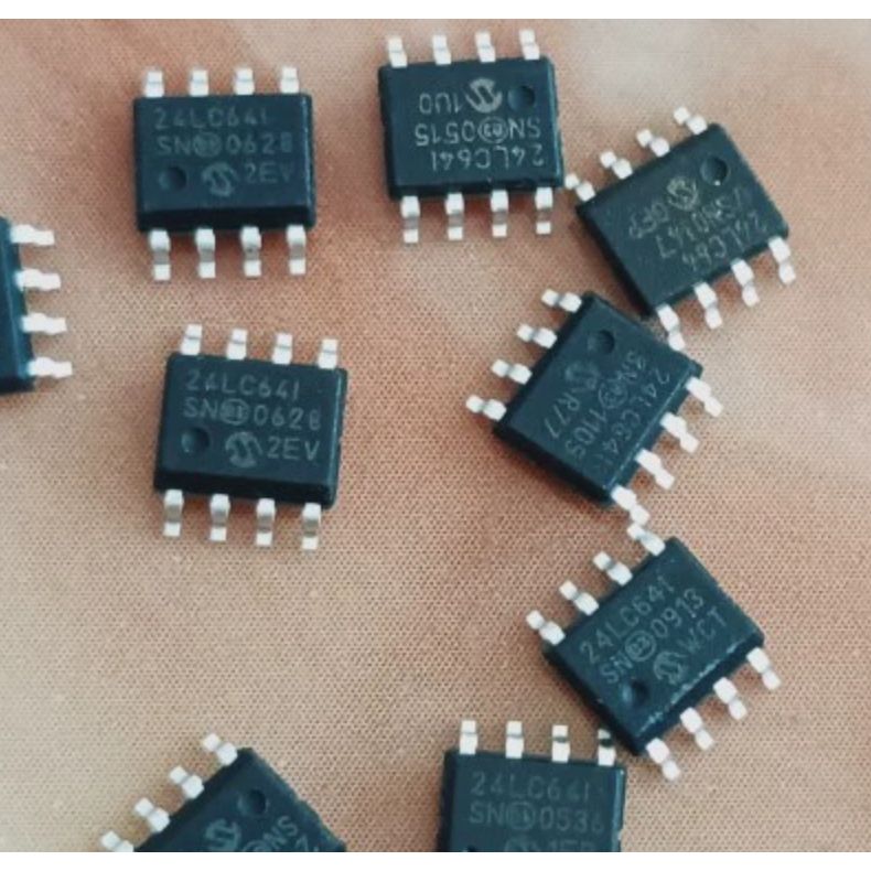 原厂供应24LC64T-I/SN 电可擦除可编程只读存储器全新原装进口IC