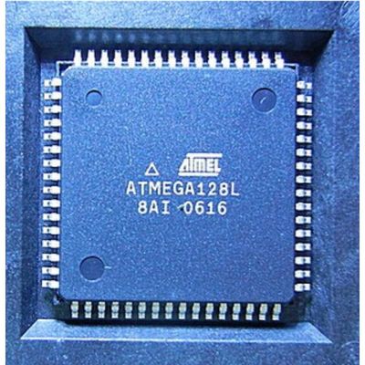 原厂供应ATMEGA128L-8AUR 8位微控制器 -MCU 封装QFP64 原装IC