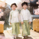 儿童中国风汉服表演服上春山男女童古风唐装 幼儿园合唱舞蹈演出服