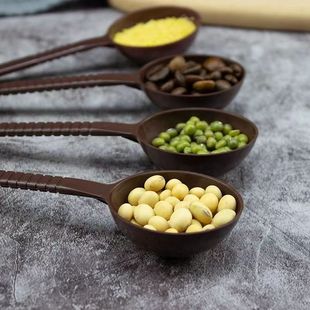 商用冰粉勺塑料长柄搅拌勺奶茶果粉勺果酱量勺