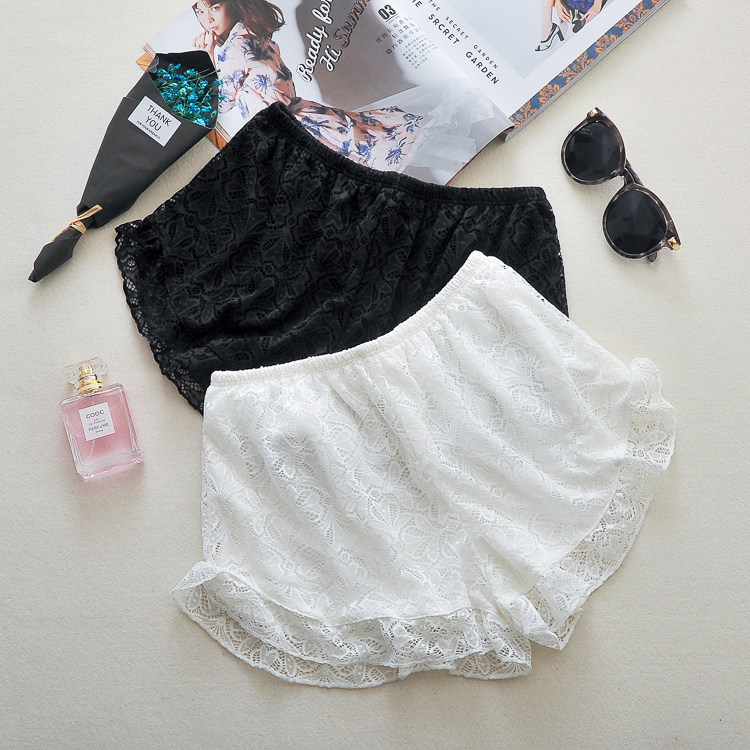 summer black Lace lace Exorcism Safety trousers Emptied white Primer shorts Insurancein the Women's clothing/Boutique , Pants , Leggings  category - from Buy2taobao.com to provide professional Taobao agent buy service