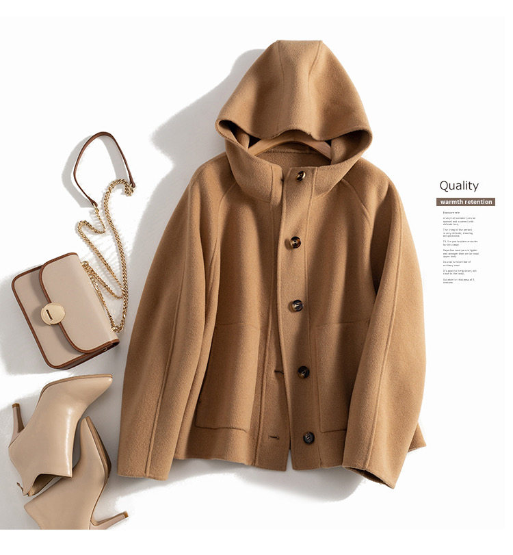 羊毛毛呢常规通勤纯色大衣