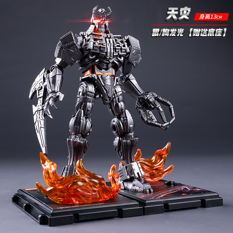 变形天灾金刚擎天柱机器人拼装
