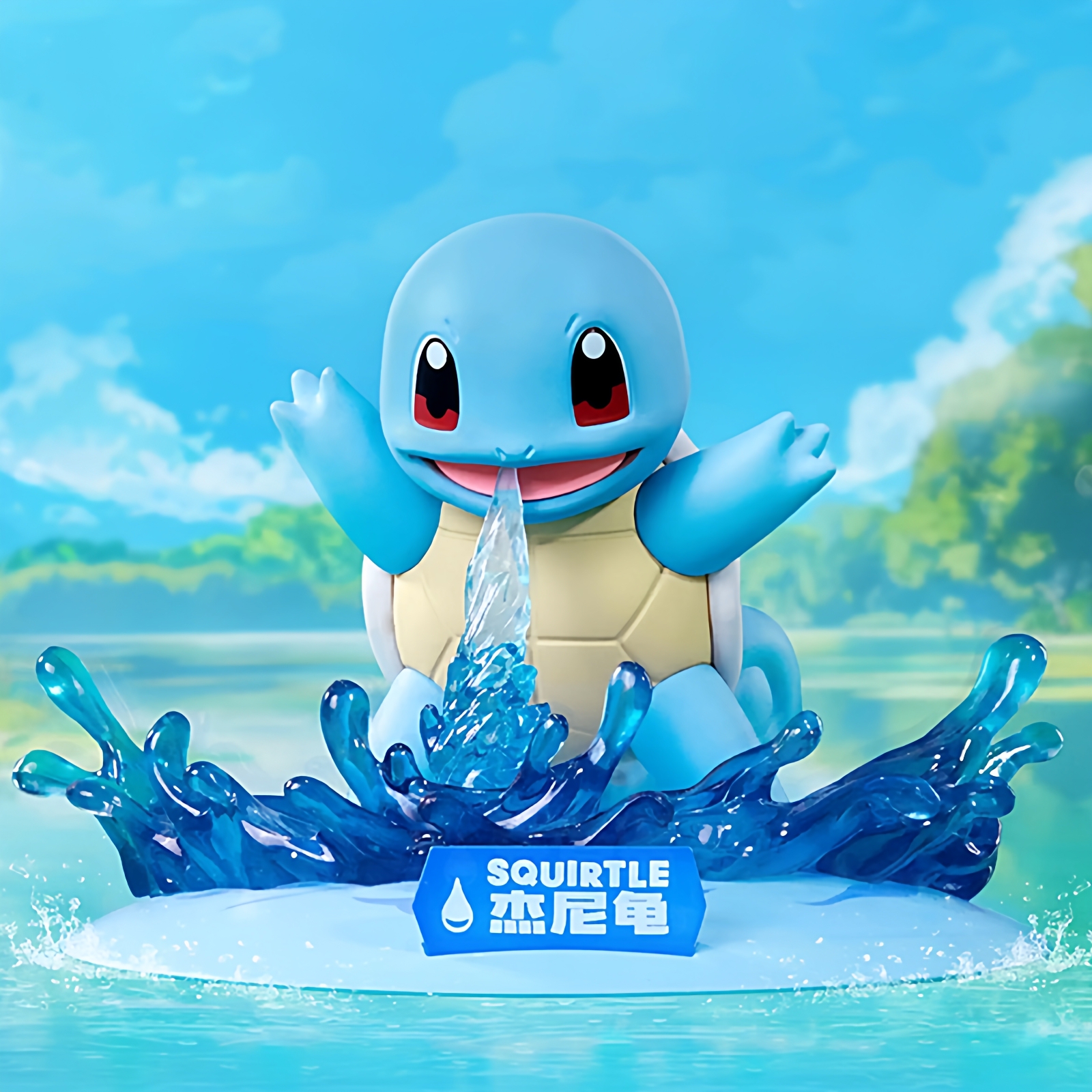 宝可梦杰尼龟皮卡丘耿鬼手办礼物