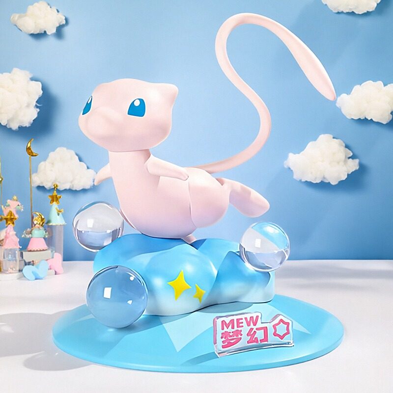 正版宝可梦梦幻沙奈朵喷火龙手办