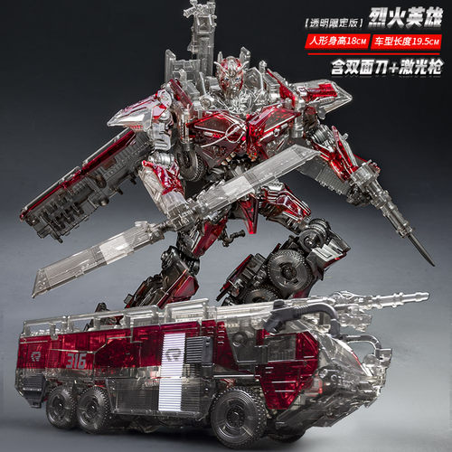 汽车机器人变形手办玩具