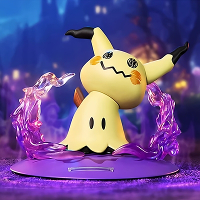 玩乐主义谜拟丘耿鬼皮卡丘手办