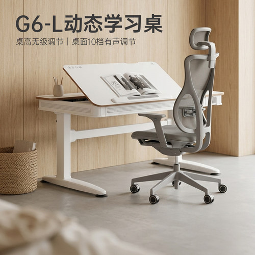 大将作青少年家用可升降学习桌椅
