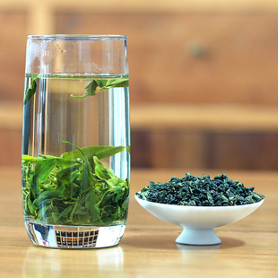 绿茶新茶口粮茶高山茶清香开化龙顶曲毫绿茶卷曲形散茶清茶叶50g