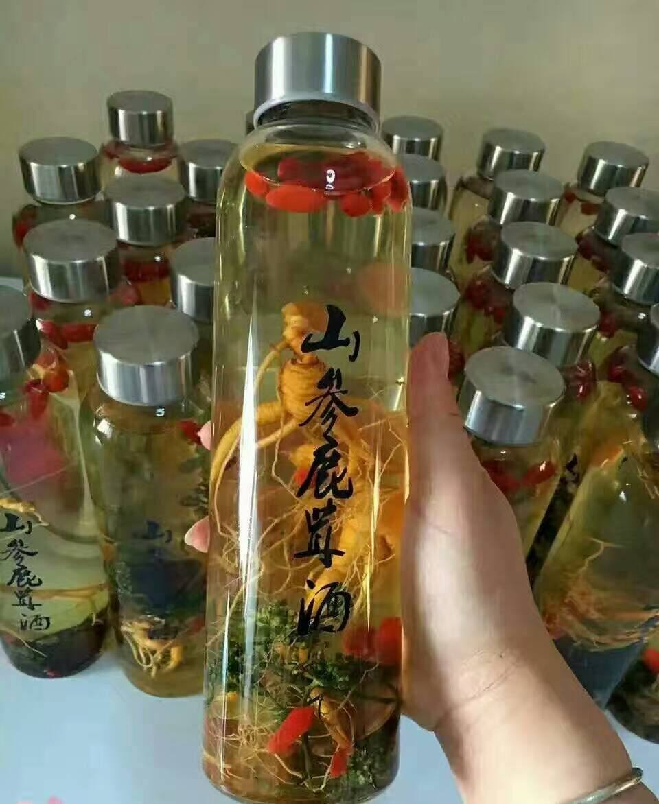 大口斤装高档海马玻璃酒瓶