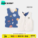 博睿恩男女宝宝马甲春秋款 婴幼儿童可爱百搭抓绒双面可穿背心