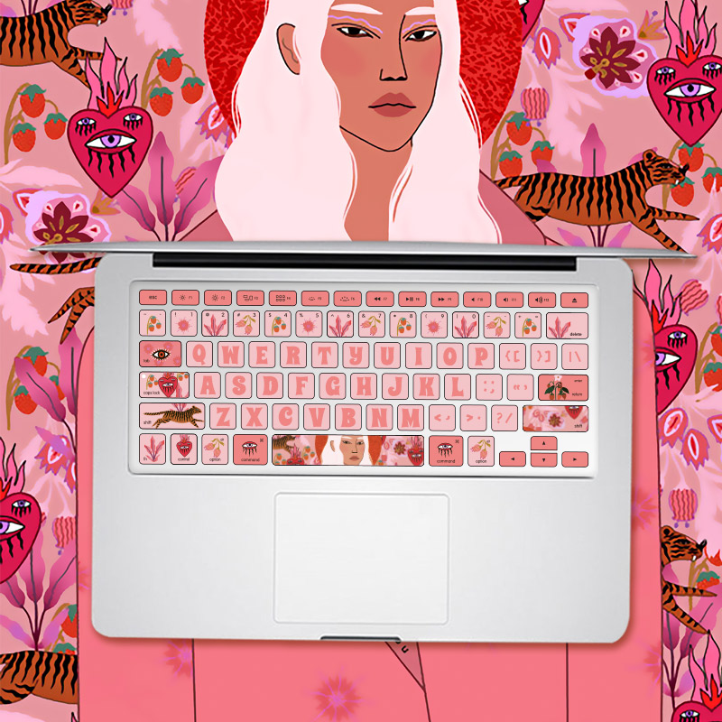 适用苹果13寸电脑保护硅胶键盘膜