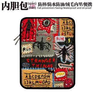 时尚内胆包电脑平板iPad皮革收纳包笔记本13寸适用联想苹果14mac华为15防水油防摔刮保护套惠普小米16美剧